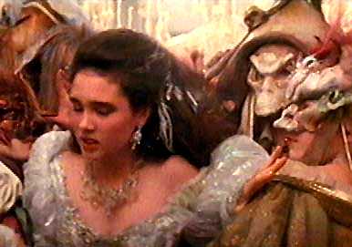 Sarah tries to flee the ball